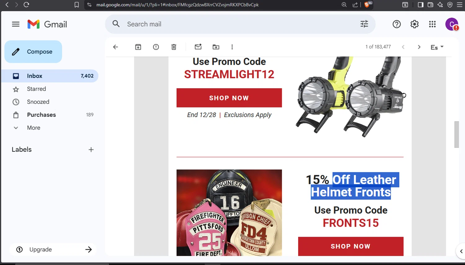 TheFireStore coupon code screenshot showing code FRONTS15 applied at TheFireStore checkout page. Uploaded by SimplyCodes community member crischidy25 on Dec 26, 2025