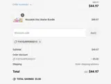FIXYOURPERIOD10 coupon verification screenshot