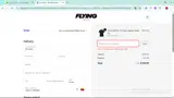 The Flying Shop coupon verification screenshot
