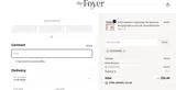 FOYERFINDS coupon verification screenshot