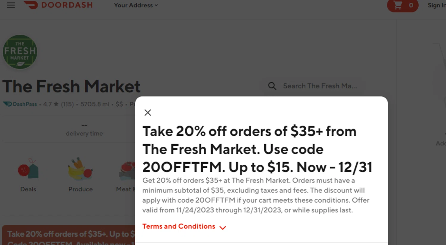 The Fresh Market Promo Codes 25 Off September 2024