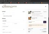 GARDEN10 coupon verification screenshot