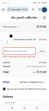 SOMANYGIFTS coupon verification screenshot