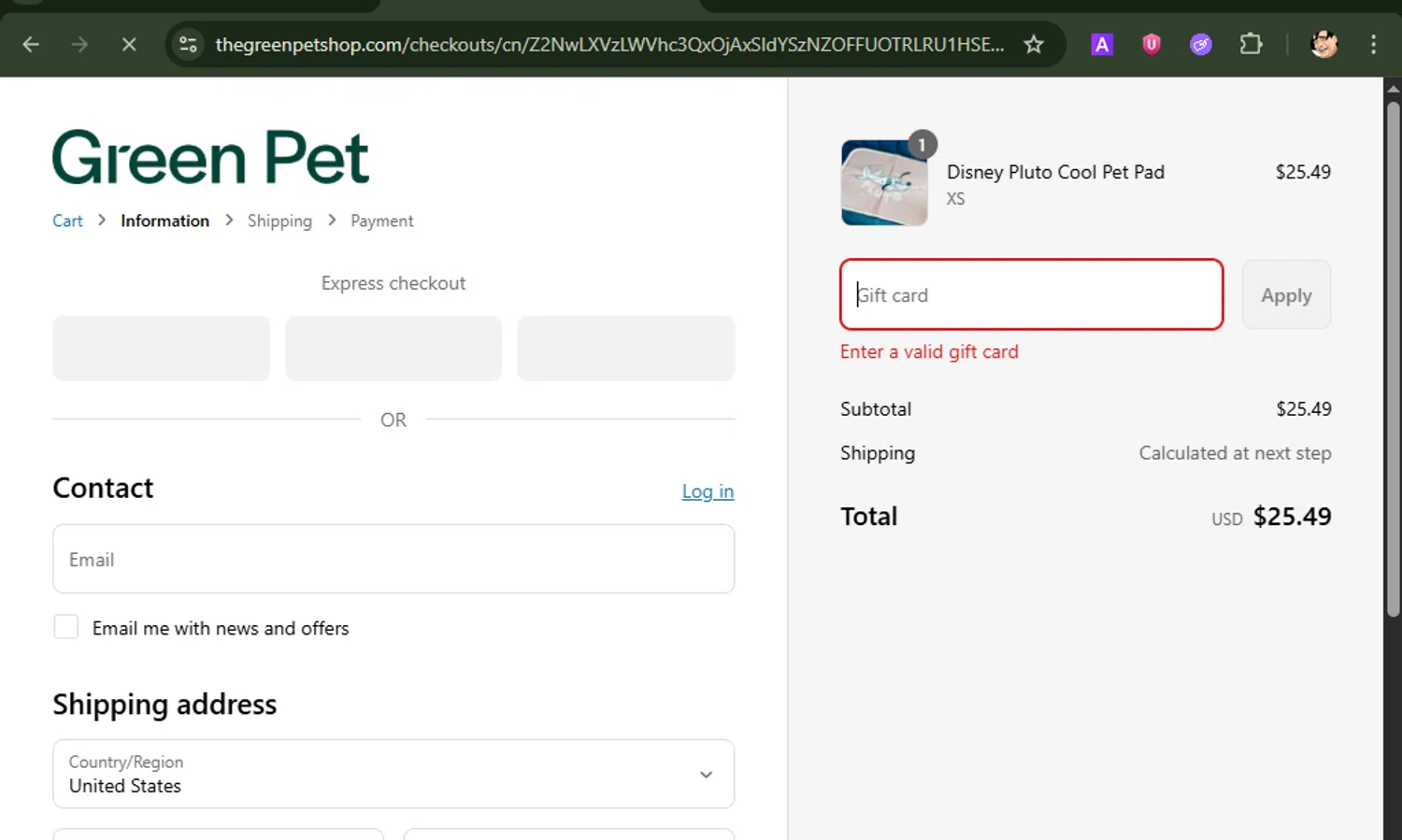 The Green Pet Shop discount code screenshot showing code LIFEOFGRETAJANE applied at The Green Pet Shop checkout page. Uploaded by SimplyCodes community member ShrewdBoss4152 on Jun 4, 2025