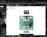 The Happy Clothing Company coupon verification screenshot