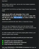 PREVIEW50 coupon verification screenshot