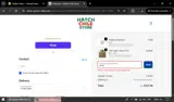 The Hatch Chile Store coupon verification screenshot