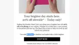 BLUE20 coupon verification screenshot