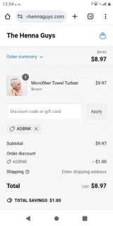 ADBNK coupon verification screenshot