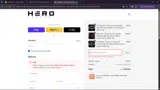 The Hero Company coupon verification screenshot