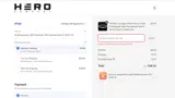 The Hero Company coupon verification screenshot