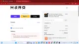 The Hero Company coupon verification screenshot