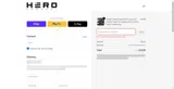 The Hero Company coupon verification screenshot