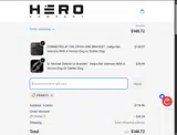 The Hero Company coupon verification screenshot