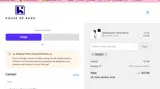 The House of Rags coupon verification screenshot