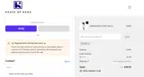 The House of Rags coupon verification screenshot