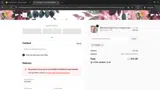 SYSTEM coupon verification screenshot