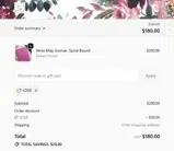 LOVE coupon verification screenshot