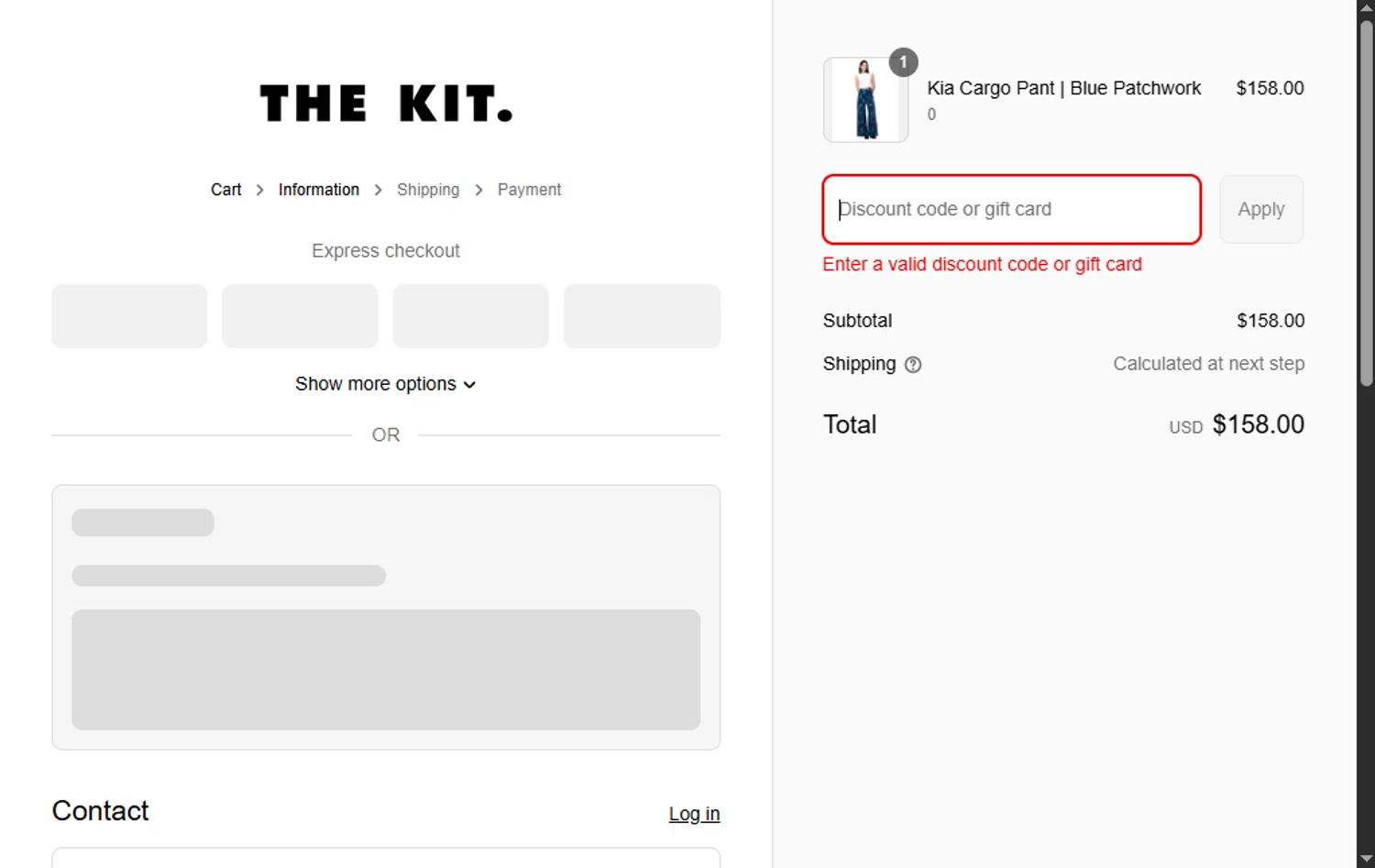 The Kit discount code screenshot showing code BDAY17 applied at The Kit checkout page. Uploaded by SimplyCodes community member GoldPhoenix3793 on May 22, 2025