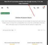 The Kratom Company coupon verification screenshot
