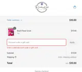 20OFF coupon verification screenshot