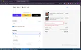The Last Stag coupon verification screenshot