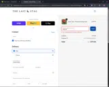 The Last Stag coupon verification screenshot