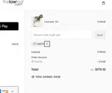 SAVE10 coupon verification screenshot