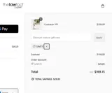 SAVE15 coupon verification screenshot