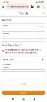 SAVE10 coupon verification screenshot