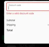 sale coupon verification screenshot
