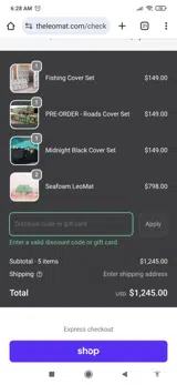 HOLIDAYFUN coupon verification screenshot
