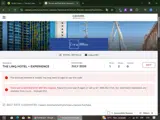 The LINQ Hotel coupon verification screenshot