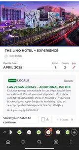 LOCALS coupon verification screenshot