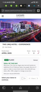 Bar coupon verification screenshot