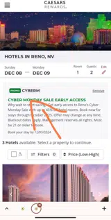 CYBERM coupon verification screenshot