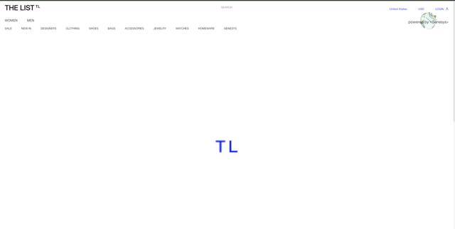 THE LIST checkout page showing THE LIST promo code box | Screenshot taken by SimplyCodes community member on Nov 30, 2024