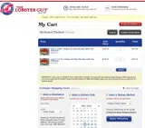 The Lobster Guy coupon verification screenshot