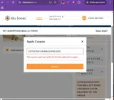 GETEXTRACASHBACKOFRS.5000 coupon verification screenshot