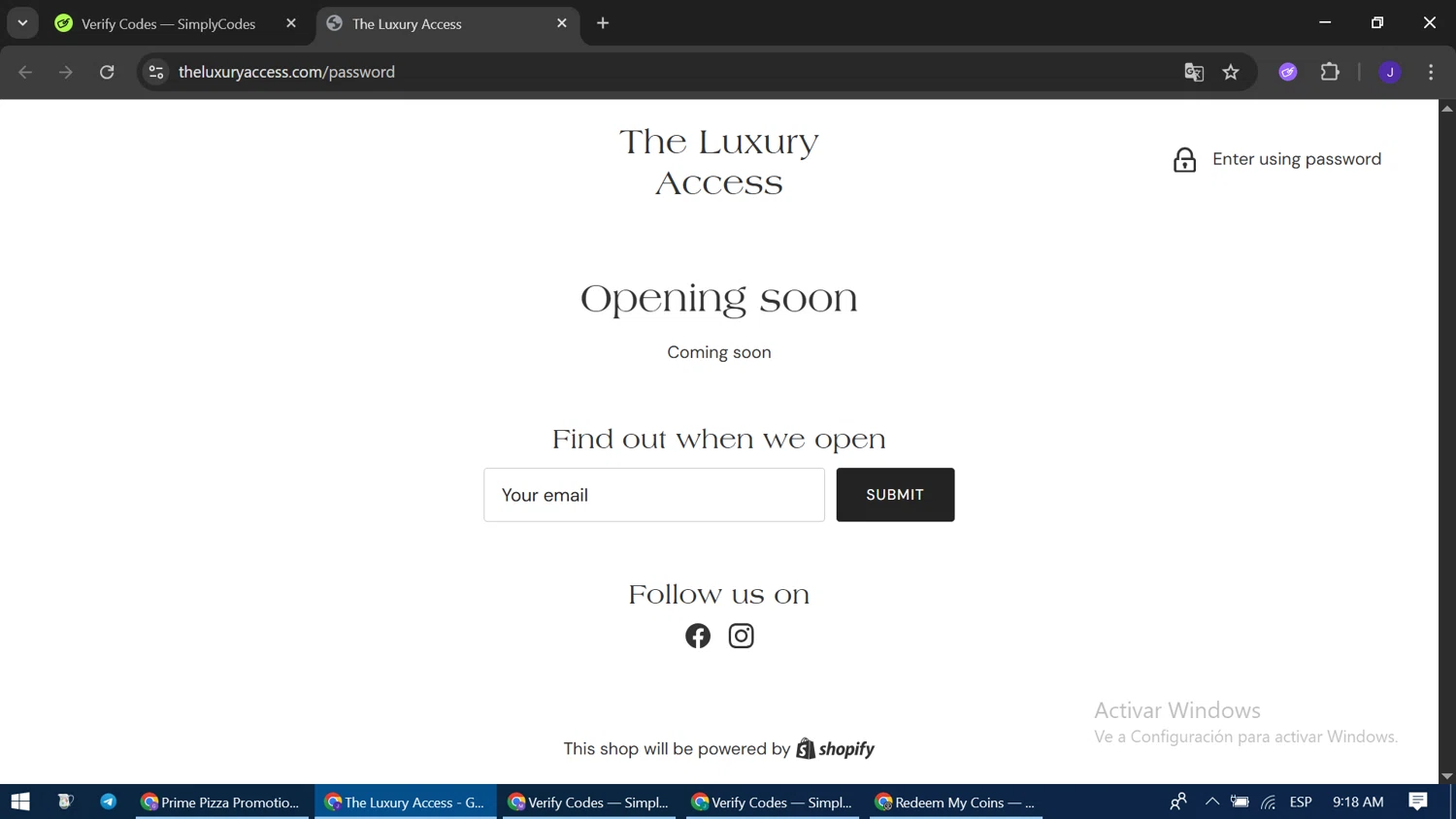 The Luxury Access promo code screenshot showing code TLADISC05 applied at The Luxury Access checkout page. Uploaded by SimplyCodes community member ExtraordinaryWizard9697 on Aug 30, 2025