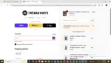 WELCOME10 coupon verification screenshot