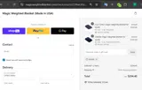 Magic Weighted Blanket coupon verification screenshot