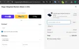 Magic Weighted Blanket coupon verification screenshot