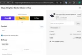 Magic Weighted Blanket coupon verification screenshot