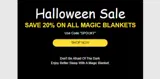 Magic Weighted Blanket coupon verification screenshot