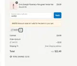 The Mane Attraction coupon verification screenshot