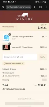 BELINDAREPORTS coupon verification screenshot