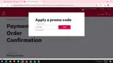 METU0RR coupon verification screenshot
