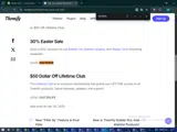 EASTER25 coupon verification screenshot