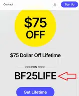 BF25LIFE coupon verification screenshot
